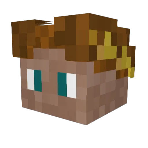 JonttuJJM Minecraft avatar head, 3D render