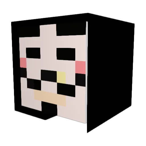 Jony3233 Minecraft avatar head, 3D render