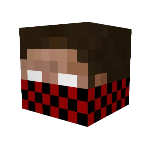 JonyB2003 Minecraft avatar head, 3D render