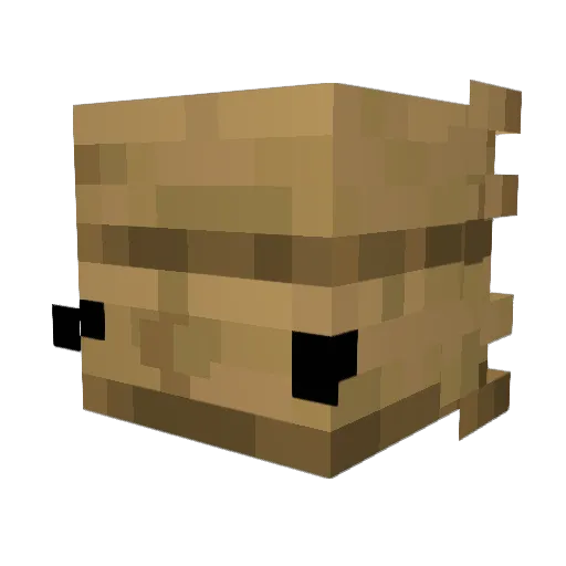 Jonyeye Minecraft avatar head, 3D render