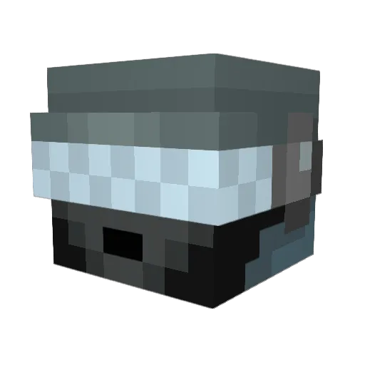 Jonzeyy Minecraft avatar head, 3D render