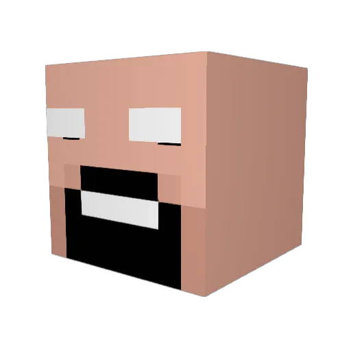JooDeemZemmer Minecraft avatar head, 3D render