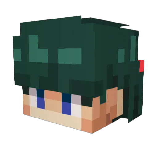 JooHS7589 Minecraft avatar head, 3D render