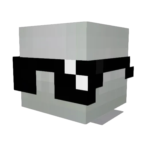 Joodles243 Minecraft avatar head, 3D render