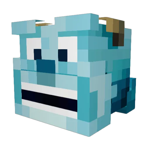 Jooezza Minecraft avatar head, 3D render