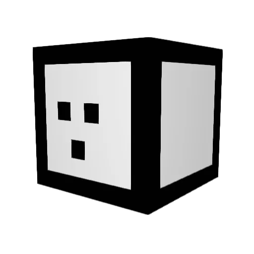 JoonHana Minecraft avatar head, 3D render