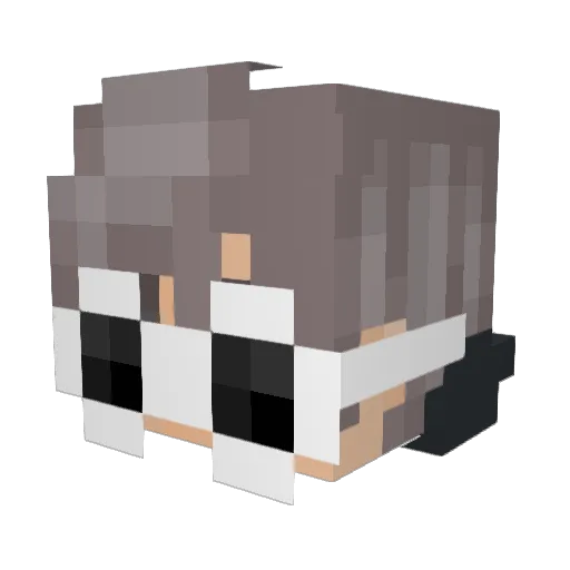Joonas28 Minecraft avatar head, 3D render