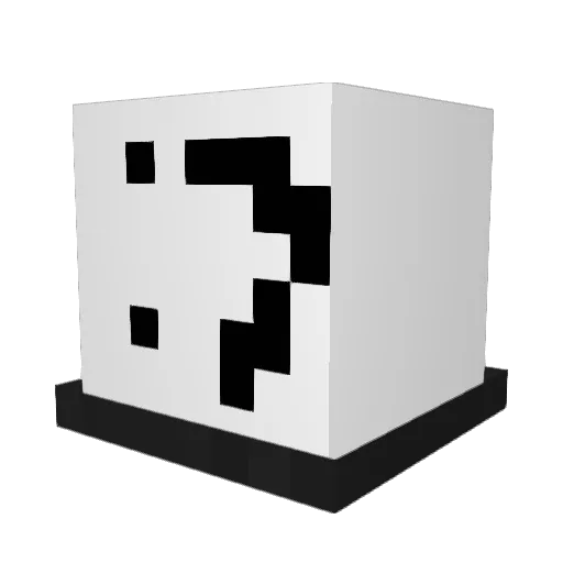 Jooniyer Minecraft avatar head, 3D render