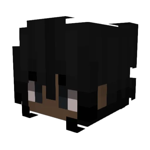 Joonvz Minecraft avatar head, 3D render