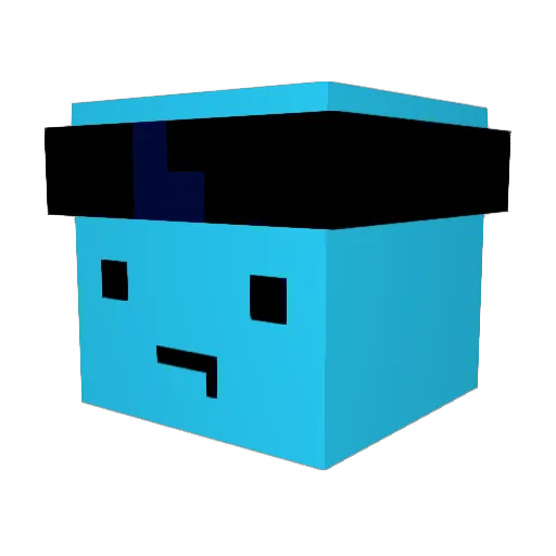 JoooS Minecraft avatar head, 3D render
