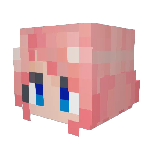 Jooooooooooooooe Minecraft avatar head, 3D render