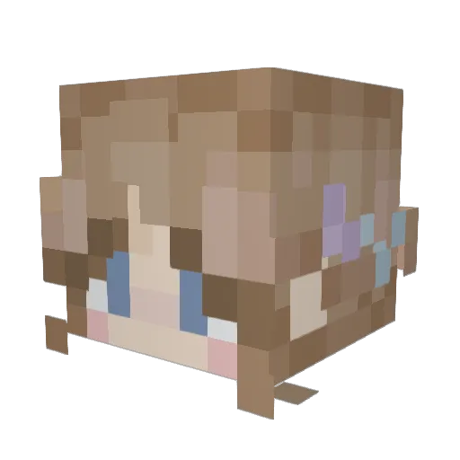 Joooooooosie Minecraft avatar head, 3D render