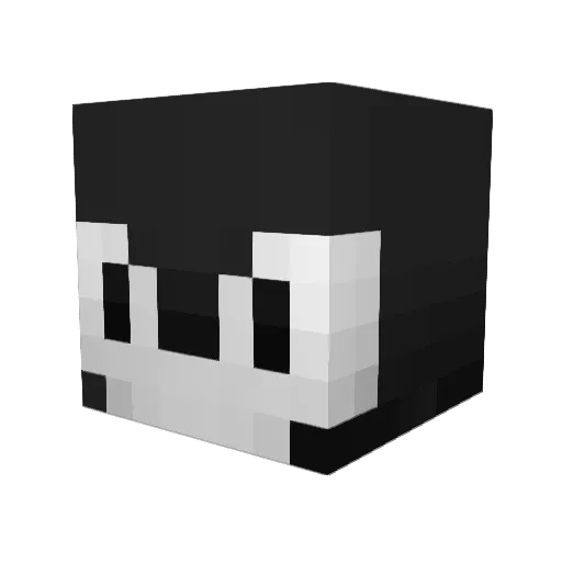 Joooyful Minecraft avatar head, 3D render