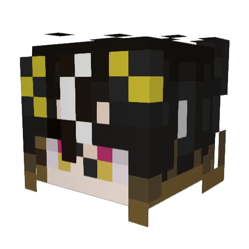 Joordy_ Minecraft avatar head, 3D render