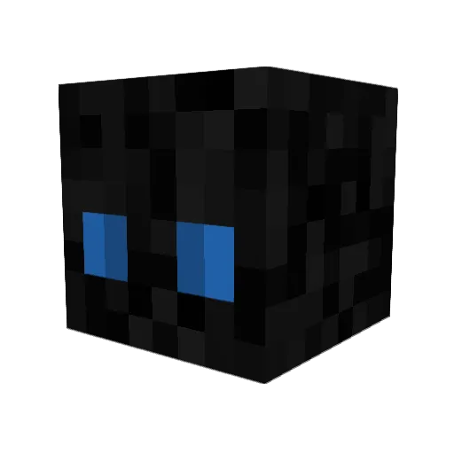 Jooshox Minecraft avatar head, 3D render