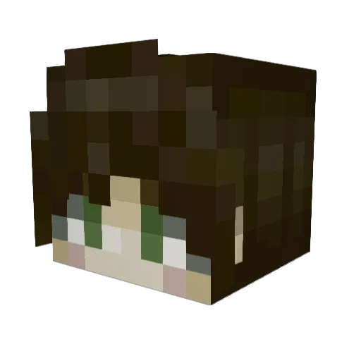 Joosstt Minecraft avatar head, 3D render