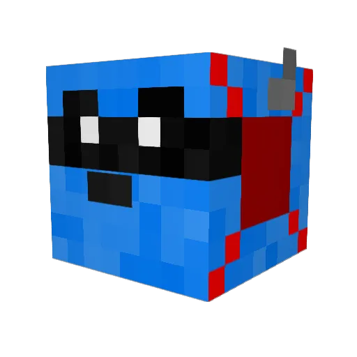 Joost1230 Minecraft avatar head, 3D render
