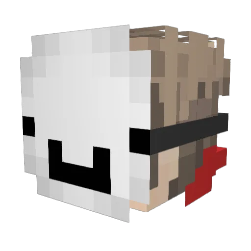 JoostKlein14YT Minecraft avatar head, 3D render