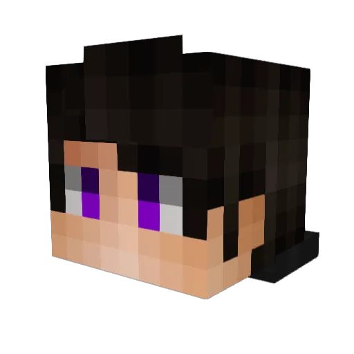 Jootapeh Minecraft avatar head, 3D render