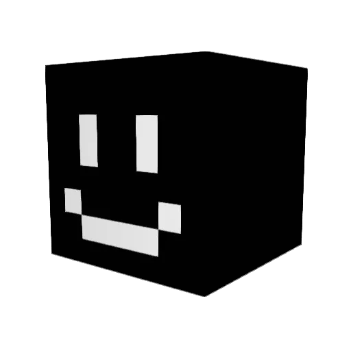 JoovisYT Minecraft avatar head, 3D render