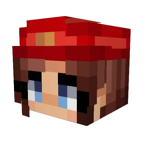 Jooy_206 Minecraft avatar head, 3D render