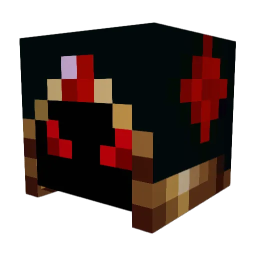 Jophaz Minecraft avatar head, 3D render