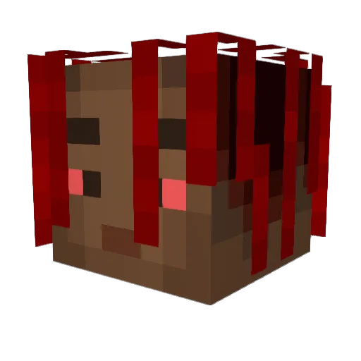 Jopppe Minecraft avatar head, 3D render