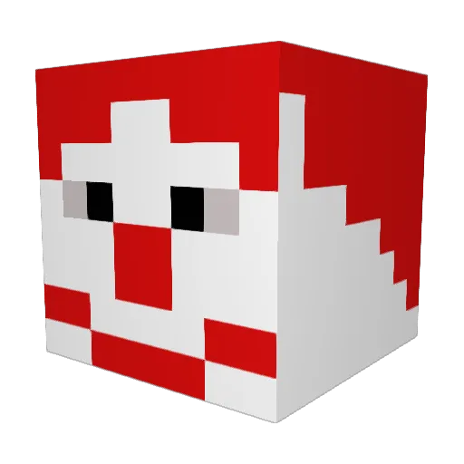 Jor1s Minecraft avatar head, 3D render