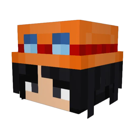 JorJorBinkss Minecraft avatar head, 3D render