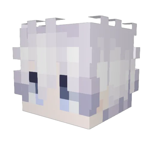 Jorade Minecraft avatar head, 3D render