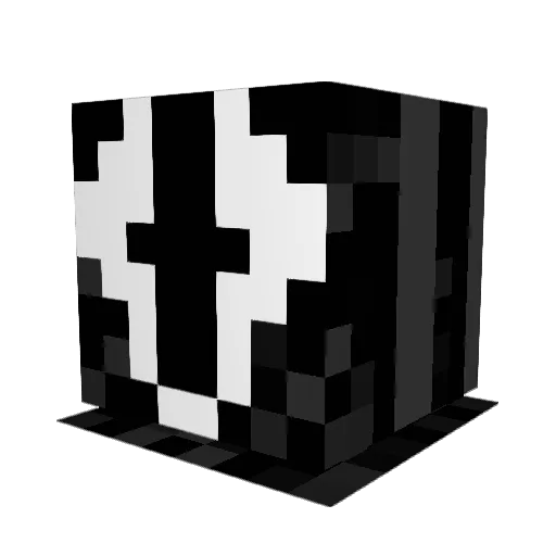 Joraht Minecraft avatar head, 3D render