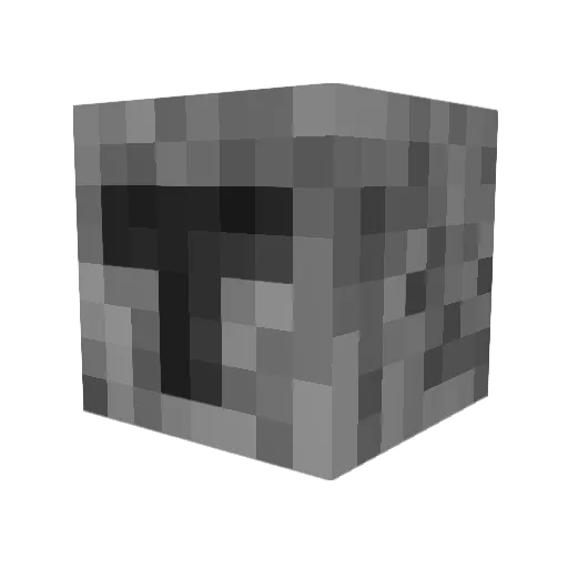 Jorano Minecraft avatar head, 3D render