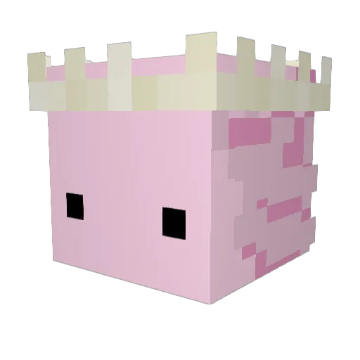 Jorbino Minecraft avatar head, 3D render