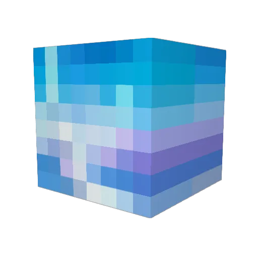 Jorbious Minecraft avatar head, 3D render