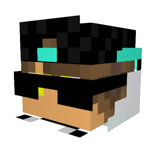 Jorbz_ Minecraft avatar head, 3D render