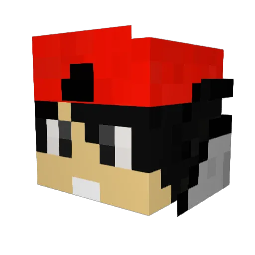 JorckGamer Minecraft avatar head, 3D render