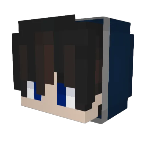 Jord99887 Minecraft avatar head, 3D render