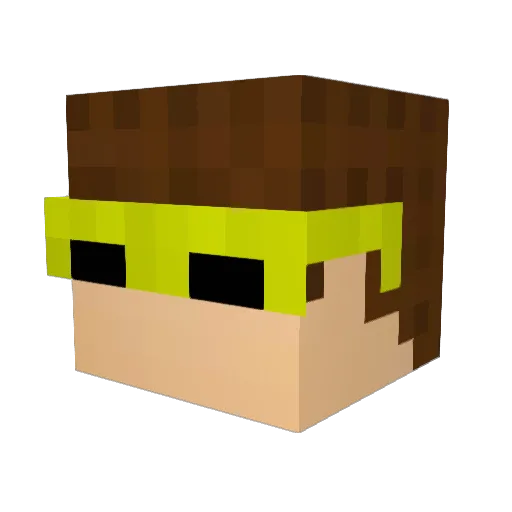 Jordan0Alexis Minecraft avatar head, 3D render