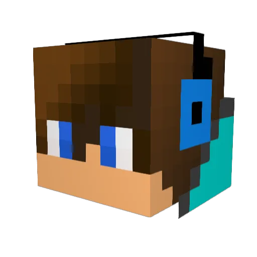 Jordan1258789 Minecraft avatar head, 3D render