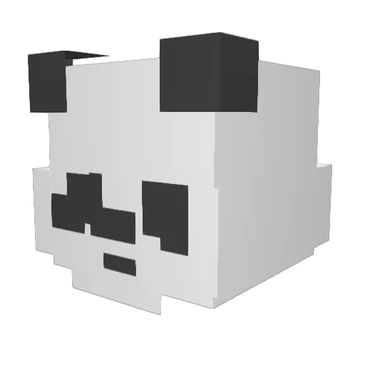 JordanBe12 Minecraft avatar head, 3D render