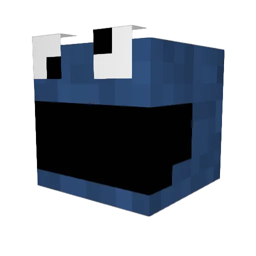 JordanBentham Minecraft avatar head, 3D render
