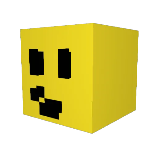 JordanFMC Minecraft avatar head, 3D render