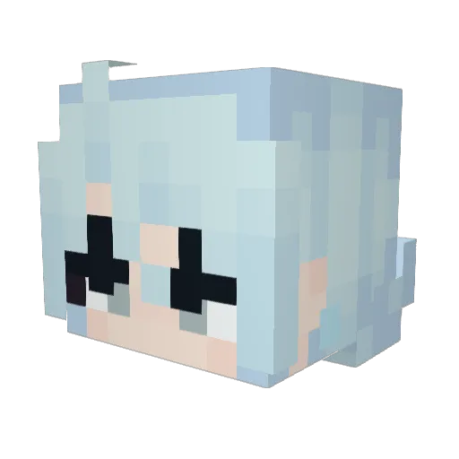 JordanGD39 Minecraft avatar head, 3D render