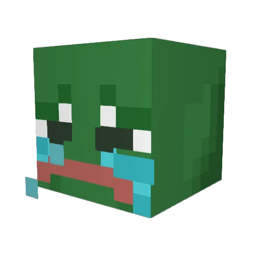 JordanGay Minecraft avatar head, 3D render