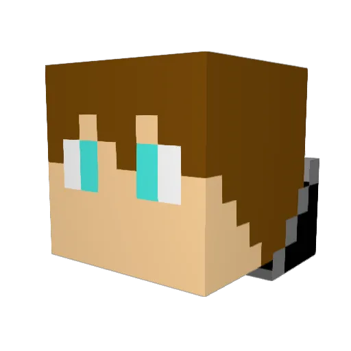 JordanGold527 Minecraft avatar head, 3D render
