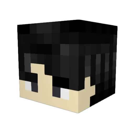 JordanMC23 Minecraft avatar head, 3D render