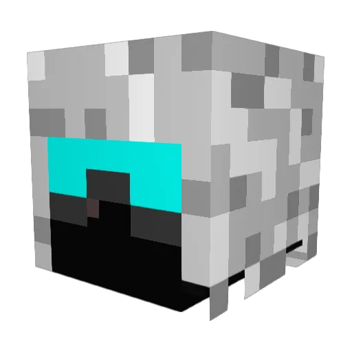 JordanSexton Minecraft avatar head, 3D render