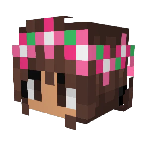 JordanT69 Minecraft avatar head, 3D render