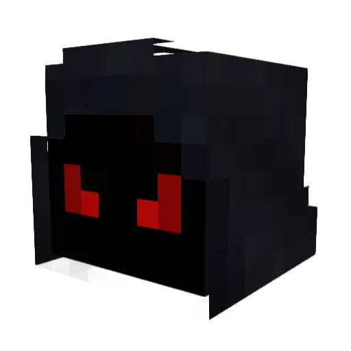 JordanWillForget Minecraft avatar head, 3D render