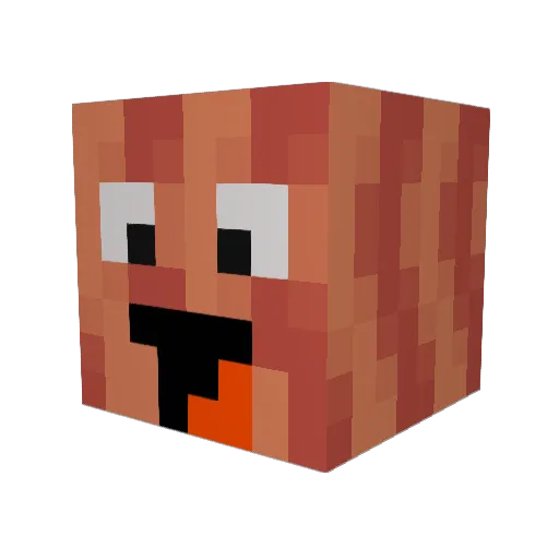 JordanYum Minecraft avatar head, 3D render